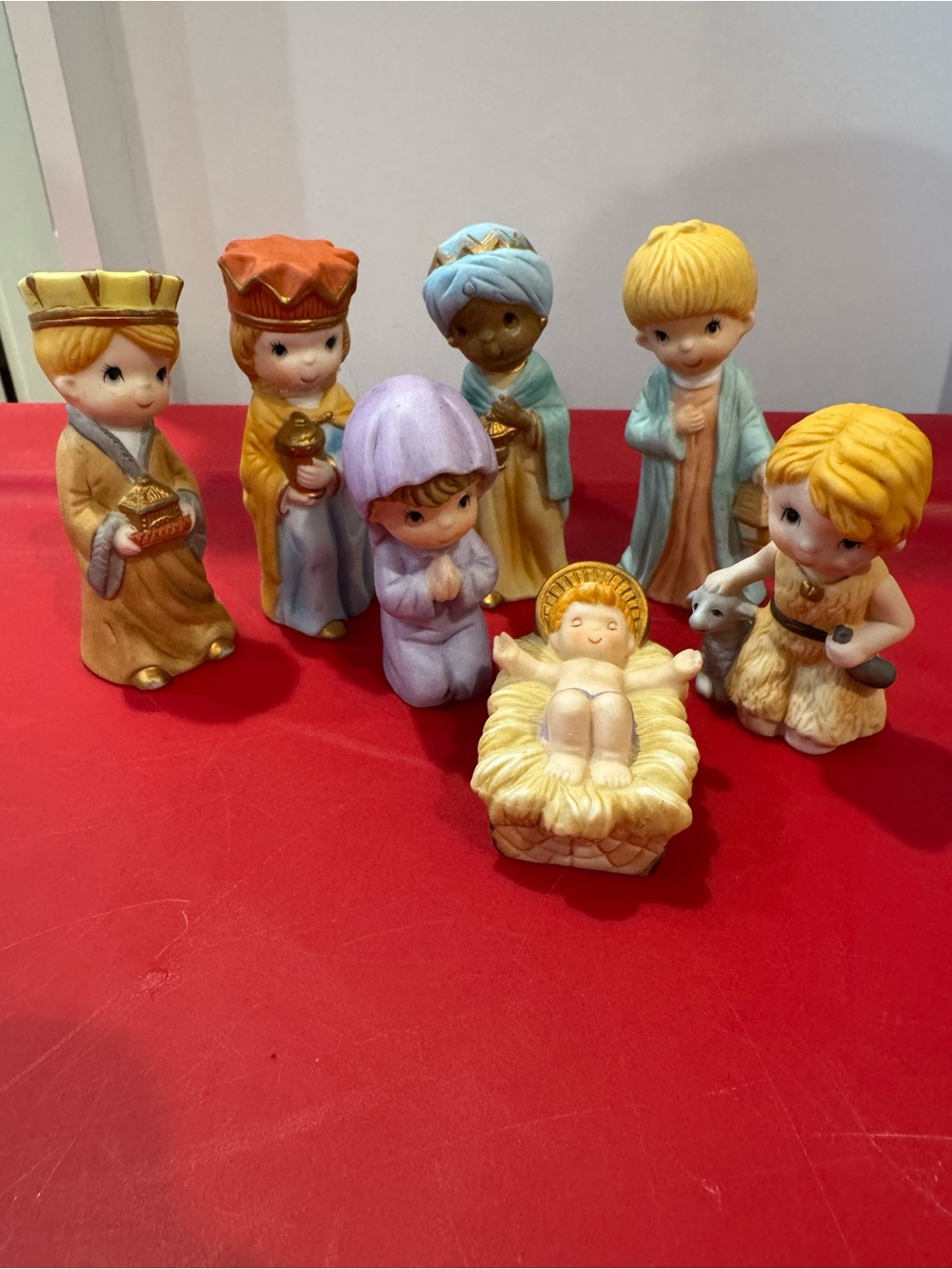 Vintage Homco Nativity set